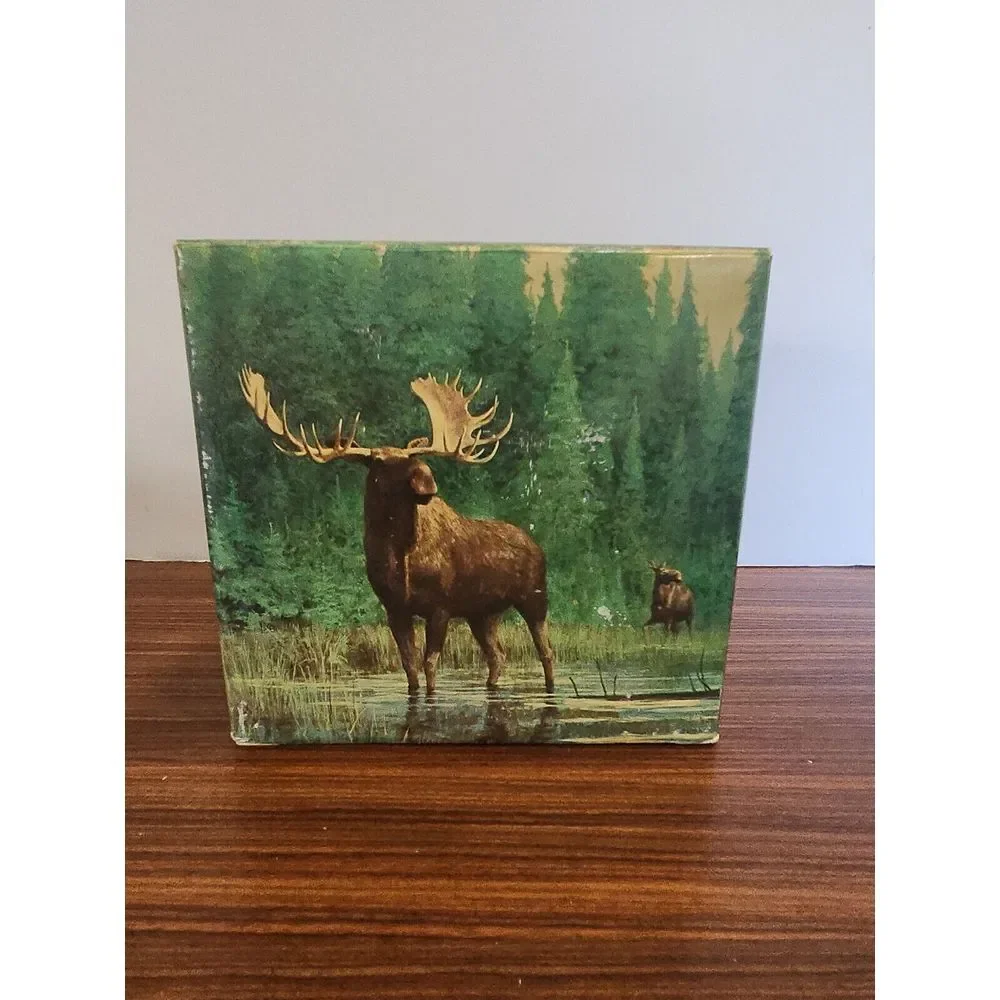 Vintage‎ Avon for Men Alaskan Moose Wild Country After Shave Brown Glass